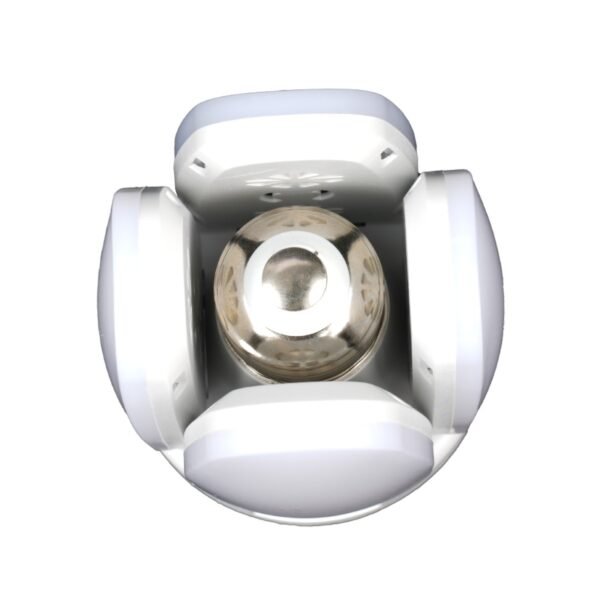 AFRA 4-leaf Foldable LED Bulb, 30W, 220-240V, Indoor & Outdoor Use, Connection Base E27, Cool White Colour (6000-6500K), Flame-Retardant, AF-20LLED, With 2 Year Warranty. - Image 4