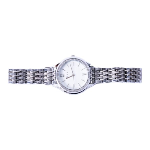 AFRA EDWINA LADIES WATCH GOLD/SILVER CASE SILVER MOP DIAL SILVER/GOLD BRACELET - Image 5