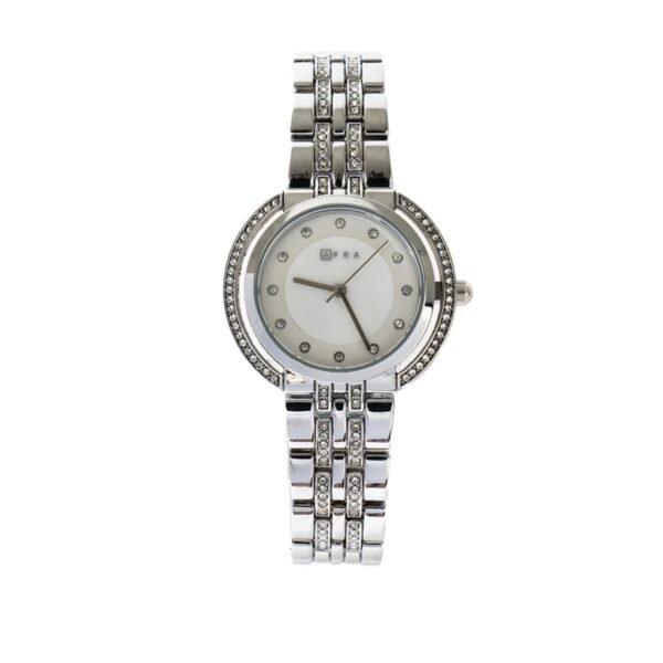 AFRA HELENE LADIES WATCH SILVER CASE SILVER MOP DIAL SILVER BRACELET - Image 7