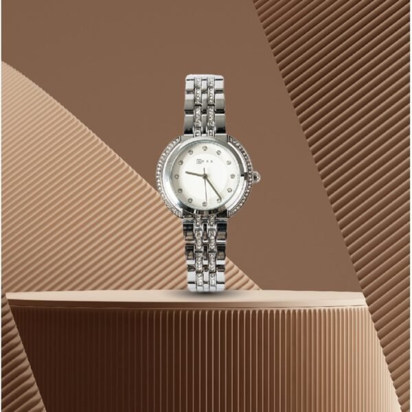 AFRA HELENE LADIES WATCH SILVER CASE SILVER MOP DIAL SILVER BRACELET - Image 2