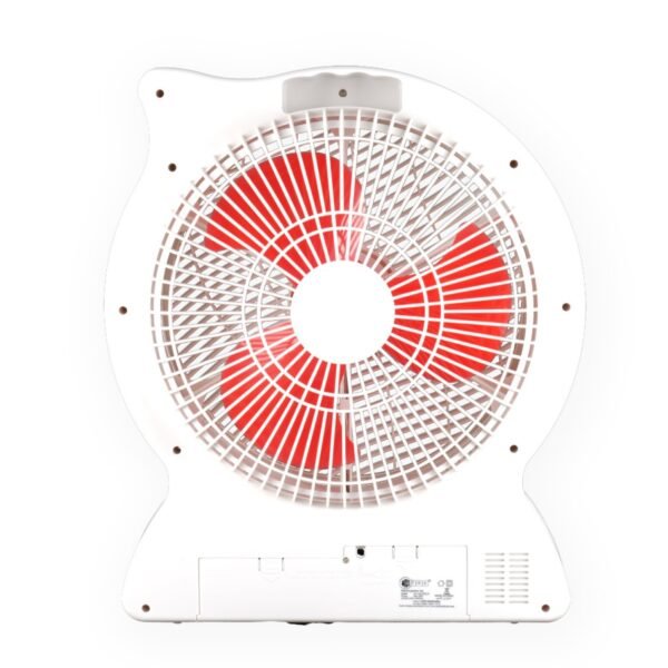 AFRA Portable Compact Fan, 6V, 12??, 4.5Ah, Rechargeable, Adjustable, Wide Angle Coverage, LED Night Light, USB Ports, Power Saving, Overcharge Protection, AF-2301RECF, With 2 Year Warranty. - Image 4