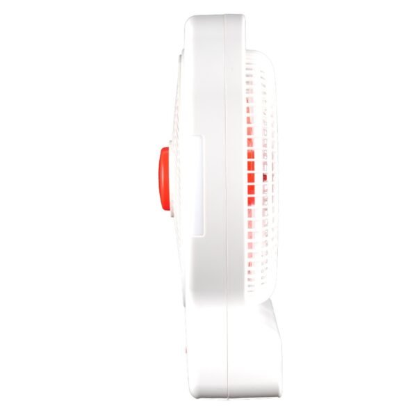 AFRA Portable Compact Fan, 6V, 12??, 4.5Ah, Rechargeable, Adjustable, Wide Angle Coverage, LED Night Light, USB Ports, Power Saving, Overcharge Protection, AF-2301RECF, With 2 Year Warranty. - Image 3
