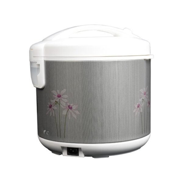AFRA Rice cooker, 2.8L, Keep-Warm Function, 1000w, High Temperature Protection Measure Cup And Spoon Metallic, AF-2810RCMT, 2-Year Warranty - Image 2