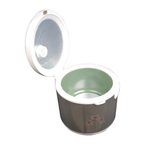 AFRA Rice cooker, 2.8L, Keep-Warm Function, 1000w, High Temperature Protection Measure Cup And Spoon Metallic, AF-2810RCMT, 2-Year Warranty - Image 5