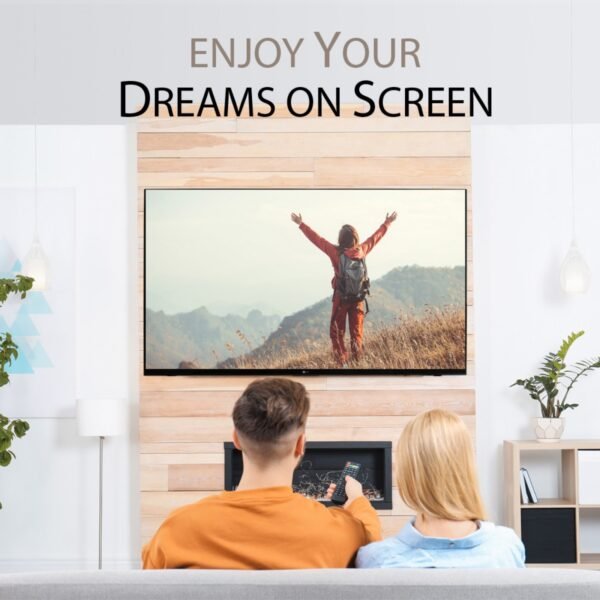 AFRA 50-inch 4K UHD Smart TV, Frameless, LED, Android 11, HDMI, USB, VGA, PC & Game Console Connection, Internet, Streaming, Netflix, Hulu, YouTube, Prime Video, AF-50114KBK, 2 Years Warranty. - Image 7