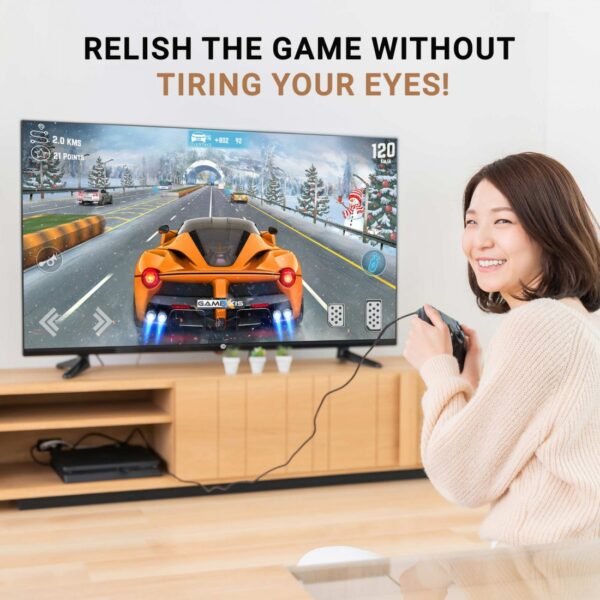 AFRA 50-inch 4K UHD Smart TV, Frameless, LED, Android 11, HDMI, USB, VGA, PC & Game Console Connection, Internet, Streaming, Netflix, Hulu, YouTube, Prime Video, AF-50114KBK, 2 Years Warranty. - Image 6