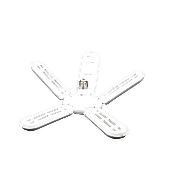 AFRA 5-Leaf Foldable LED Bulb, 48W, 220-240V, Connection Base E27, Cool White Colour (6000-6500K), Flame-Retardant, G-MARK, ESMA, ROHS, And CB Certified, AF-540LLED, With 1 Year Warranty - Image 2