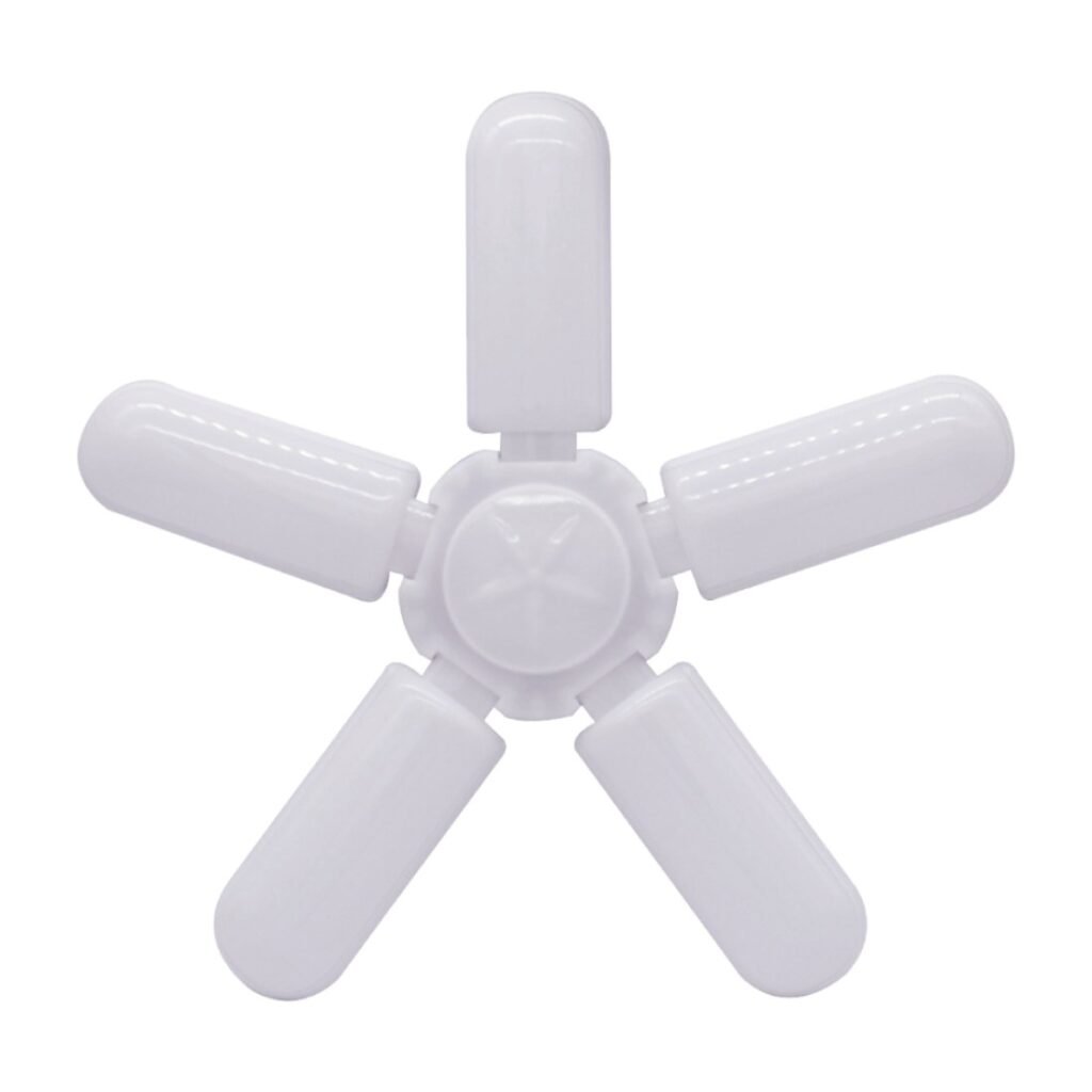 AFRA 5-Leaf Foldable LED Bulb | 48W | E27 Base | Cool White 6000-6500K | AF-540LLED