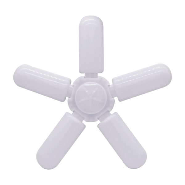 AFRA 5-Leaf Foldable LED Bulb, 48W, 220-240V, Connection Base E27, Cool White Colour (6000-6500K), Flame-Retardant, G-MARK, ESMA, ROHS, And CB Certified, AF-540LLED, With 1 Year Warranty