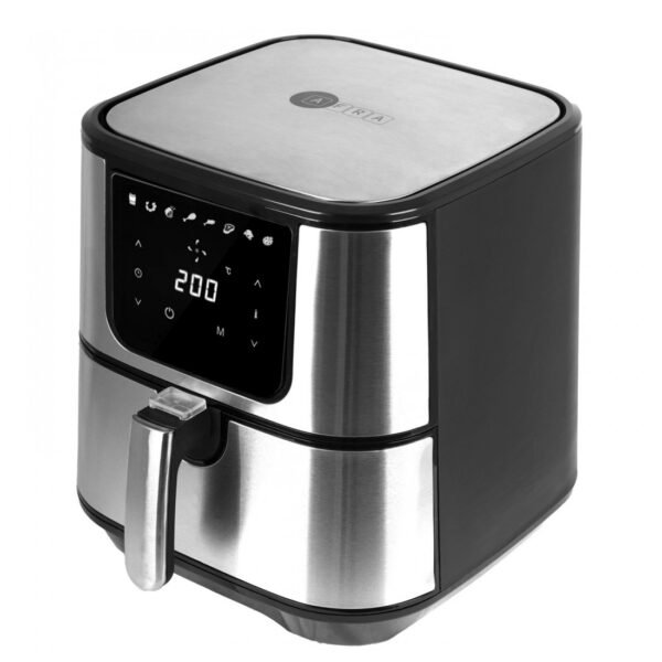 AFRA Air Fryer, 1600-1800W, 5.5L Capacity, Adjustable Temperature, Overheat Protection, Non-Slip Feet, Cool Touch Handle, G-MARK, ESMA, ROHS, and CB Certified, AF-5518AFSS, 2 years warranty - Image 8