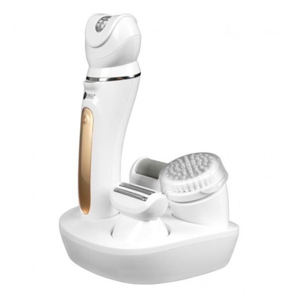AFRA Ladies? Epillator Kit, Lithium-Ion Battery, Rechargeable, 90 Minutes Running Time, Swappable Heads, Ergonomic, Charging Base. AF-600LSWT, 2-year warranty. - Image 5
