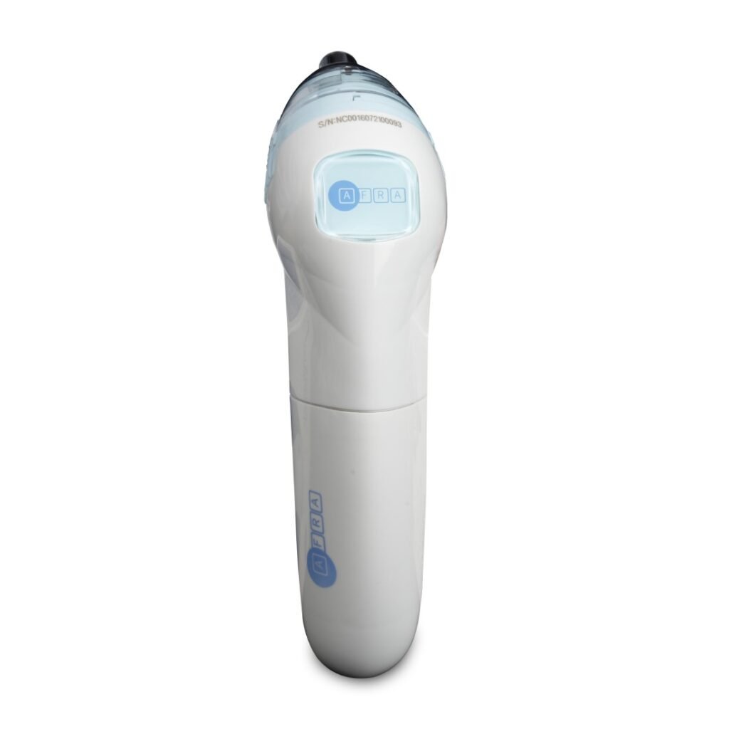 AFRA Nasal Aspirator | White | Battery Operated | Gentle Suction | With Accessories | AF-600NA