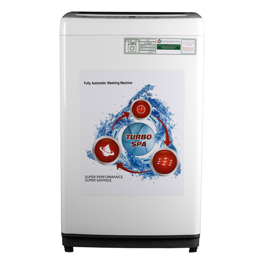 AFRA Washing Machine, Top Loading, 7 Kg Capacity, 400W, Automatic, Compact, G-MARK, ESMA, ROHS, And CB Certified, 2 Years Warranty 7 kg 400 W AF-6148WMWT White