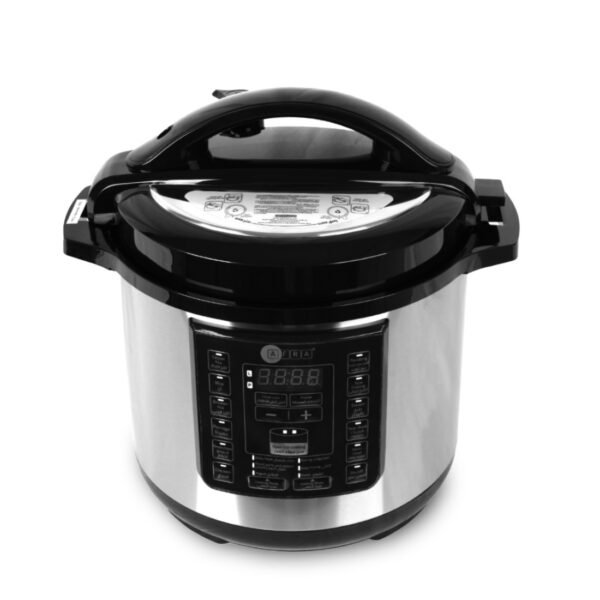 AFRA Electric Pressure Cooker, 12 in 1, Multifunction, 8L Capacity, 1300W, Silver, Stainless Steel, GMARK, ESMA, RoHS, And CB Certified, AF-8035PCSS, With 2 Years Warranty - Image 2