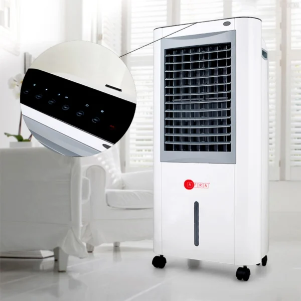 AFRA 5 in 1 Air Cooler, 80W, 12L Capacity, Wide Area Cooling & Circulation, Swing Setting, Speed Settings, G-MARK, ESMA, ROHS, and CB Certified, 2 years warranty - white - Image 3
