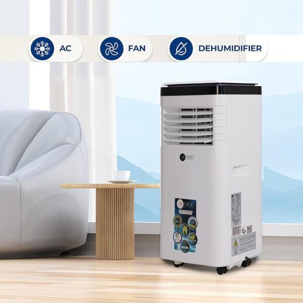 AFRA PORTABLE AIR CONDITIONER 9000 BTU, REMOTE CONTROL, 24 HRS TIMER, DIGITAL DISPLAY - Image 2