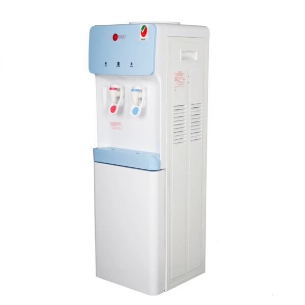AFRA Water Dispenser Cabinet, 5L, 630W, Floor Standing, Top Load, Compressor Cooling, 2 Tap, Stainless Steel Tanks, Blue & White, G-MARK, ESMA, ROHS, and CB Certified, AF-95WDWT, 2 years Warranty - Image 2