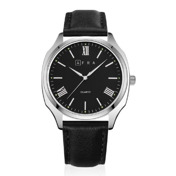 AFRA Ryder Casual Gentleman?s Watch, Silver Stainless Steel Case, Water Resistant 30m