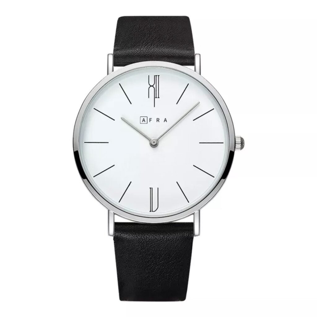 AFRA Urbanite Gents Watch | Leather Strap | Quartz Movement | 30m Water Resistant | AF10401
