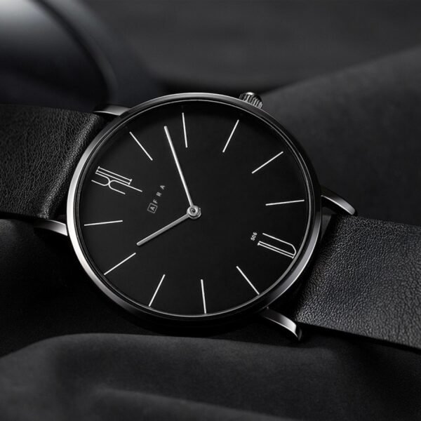 AFRA Urbanite Gentleman?s Watch, Leather Strap, Quartz, Water Resistant 30m. - Image 3