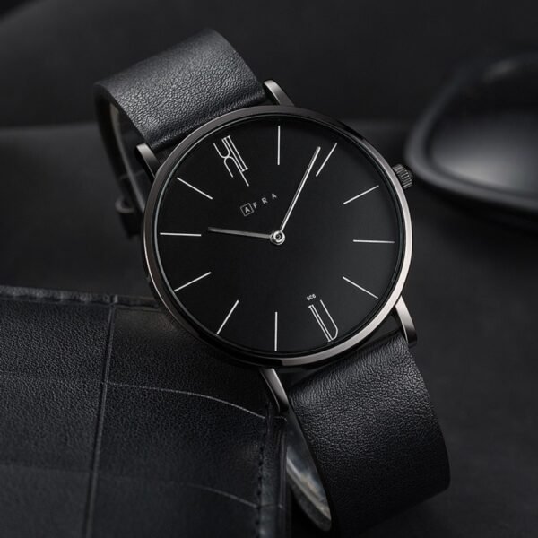 AFRA Urbanite Gentleman?s Watch, Leather Strap, Quartz, Water Resistant 30m. - Image 2