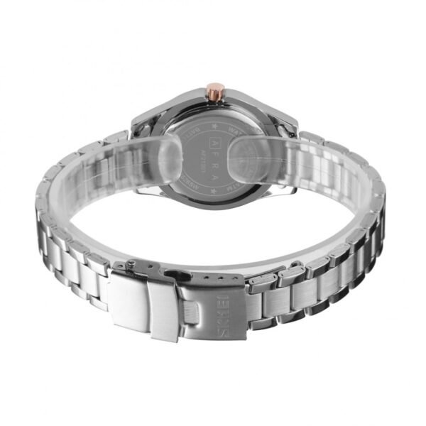 AFRA CELESTE LADIES WATCH SILVER CASE SILVER DIAL SILVER BRACELET - Image 2