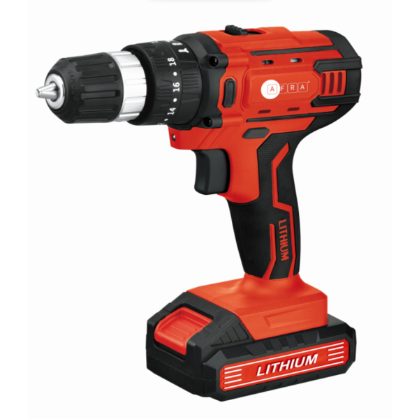 AFRA Cordless Impact Drill - Model AFT-10A-12CDRD | 12V | 10mm Chuck | 23Nm Torque | LED Indicator