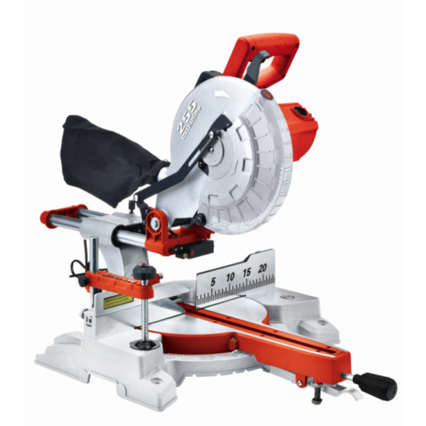 AFRA Sliding Miter Saw - Model AFT-22-255MSRD | 2200W | 255mm Blade | Pull Rod | Multi-Material Cutting