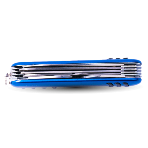 AFRA MULTIFUNCTION KNIFE 11 IN 1 BLUE 3CR13 STAINLESS STEEL + 430 SS COVER, MODEL AF005MK - Image 5