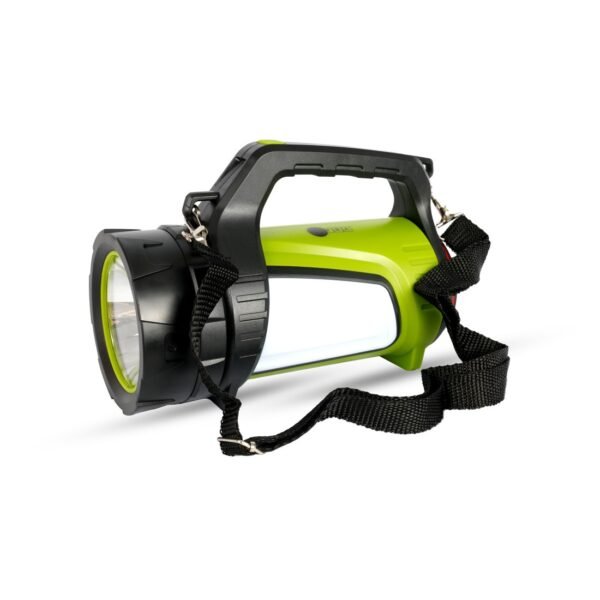 AFRA Handheld LED Emergency Searchlight, 3 Modes, 10W Main Light, 3W Side Light, 1000 Lumens, 500m Range, 6000mAh Rechargeable Li-ion Battery, USB Charging Port, IP66 AF-0512BTPL, 1 Year Warranty