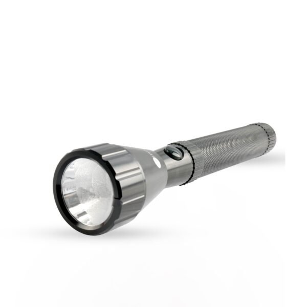 AFRA LED Flashlight, 5W, Rechargeable Battery 1500MAH, Waterproof, Shock and Corrosion Resistant, Compact Design, With AC Adapter, 3 Years Warranty - Image 2