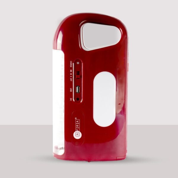 AFRA Emergency LED Light, Rechargeable, 110-240V, With Carrying Handle, With 24 SMDs, For Indoor & Outdoor Use, USB Charging, Overcharge Protection, With 2 Year Warranty - Image 2