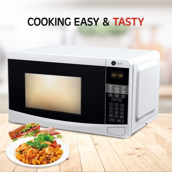 AFRA Microwave Oven 20L | 700W Digital Control | Oven Grill & Quick Defrost | AF-2070MWWT - Image 2