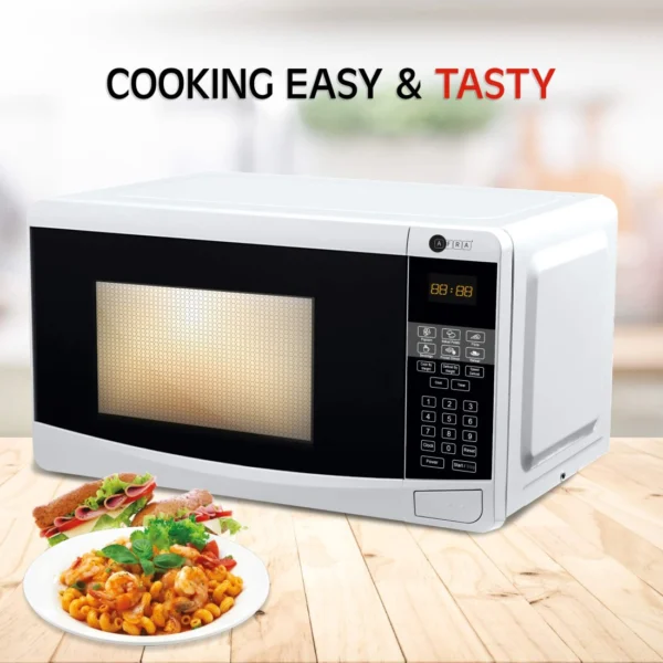 AFRA Microwave Oven 20L | 700W Digital Control | Oven Grill & Quick Defrost | AF-2070MWWT - Image 2