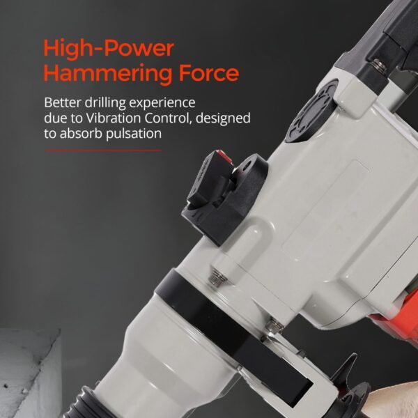 AFRA Electric Rotary Hammer, 26MM, 750W, 3200/Min Rated Impact, Concrete: 26mm Max Capacity, Hammer & Demolition, AFT-26-750RHRD, 1-Year Warranty - Image 6