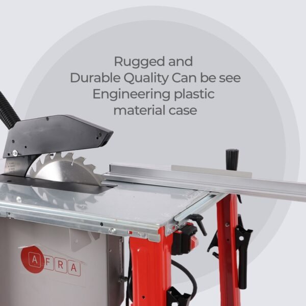 AFRA Table Saw - Model AFT-20-315TSRD | 315mm Blade | 2000W | 2800 RPM | 0–45° Tilt | Induction Motor - Image 5