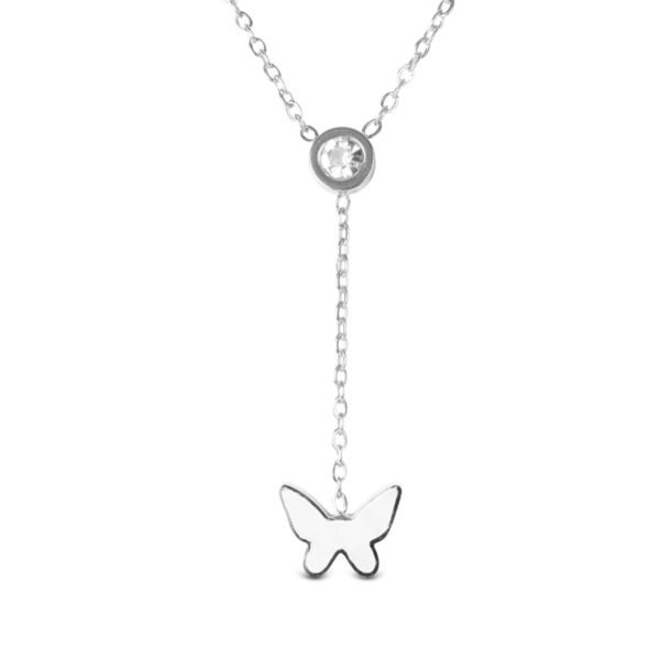 AFRA JEW Wings Set | Silver Stainless Steel Necklace & Earrings | Angel Wing Jewelry Gift | AFJ17003S - Image 5