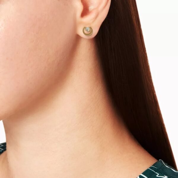 AFRA JEW Aylin Set | Silver Stainless Steel Necklace & Earrings | Minimalist Jewelry Gift | AFJ28001S - Image 5