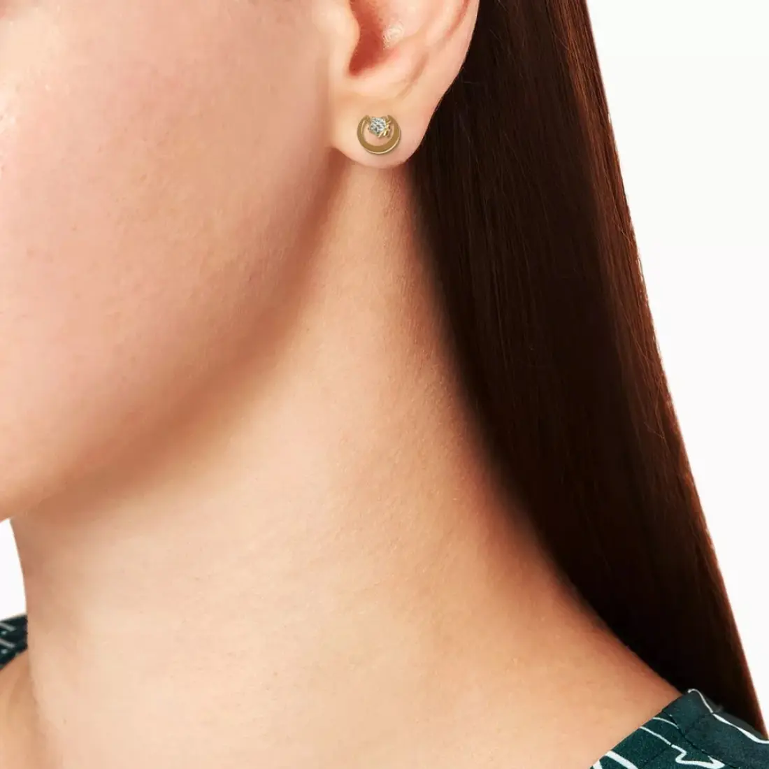 AFRA JEW Aylin Set | Silver Stainless Steel Necklace & Earrings | Minimalist Jewelry Gift | AFJ28001S - Image 5