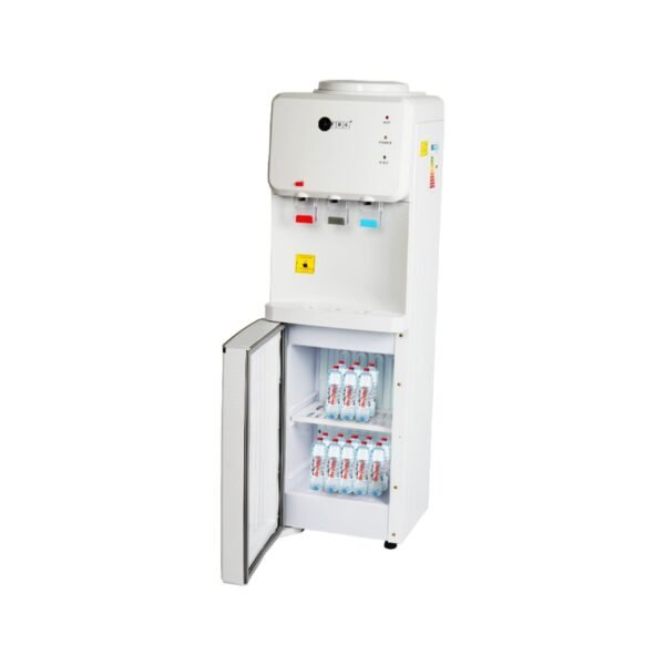 AFRA Top Loading Water Dispenser with Bottom Refrigerator 3 Tap Heating Power 550w Cooling Power 100w White, Dry Protection-Double thermostat, Rust Proof Water Tank, AF-9830WDWH, 2 Year Warranty - Image 3