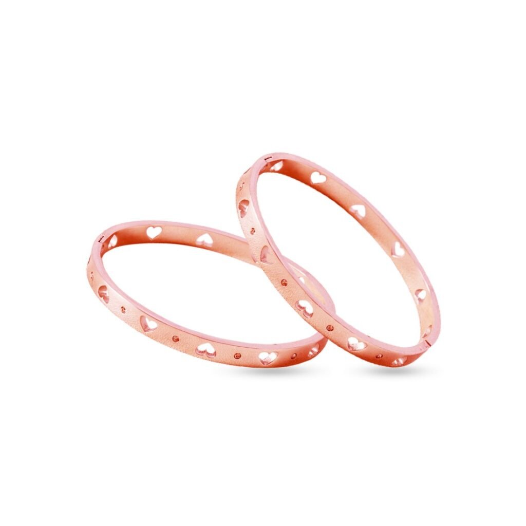 AFRA JEW Eudora Bracelet | Rose Gold Stainless Steel | Elegant Link Design | Women’s Modern Jewelry | AFJ18003B