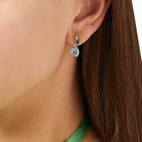 AFRA JEW Jewel Earrings | Silver Stainless Steel | Sparkling Modern Design | AFJ40006E - Image 3