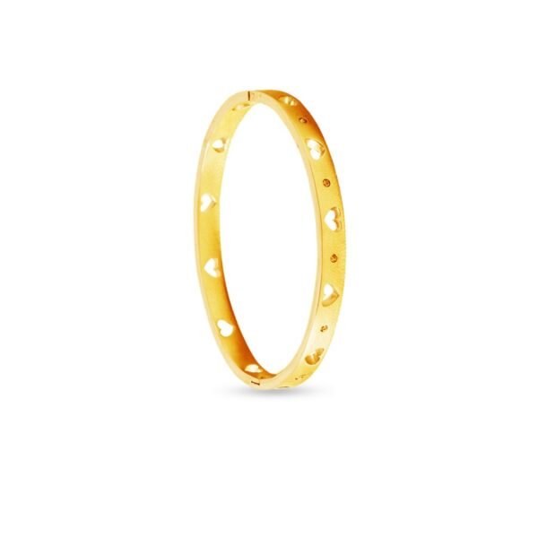 AFRA JEW EUDORA GOLD STAINLESS STEEL BRACELET - Image 3