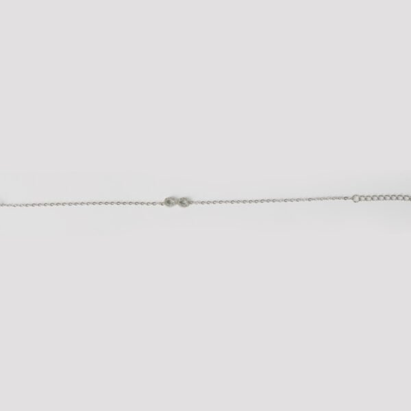 AFRA JEW INFINITE SILVER STAINLESS STEEL BRACELET - Image 2