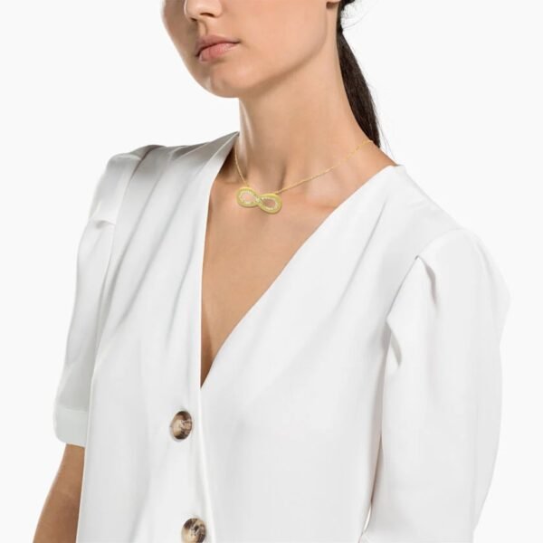 AFRA JEW Infinite Necklace | Gold Stainless Steel | Infinity Symbol Pendant | AFJ70002N - Image 2