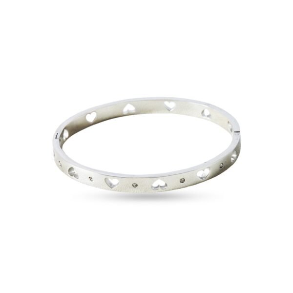 AFRA JEW Eudora Bracelet | Silver Stainless Steel | Elegant Link Design | Modern Wristwear | AFJ18001B - Image 2