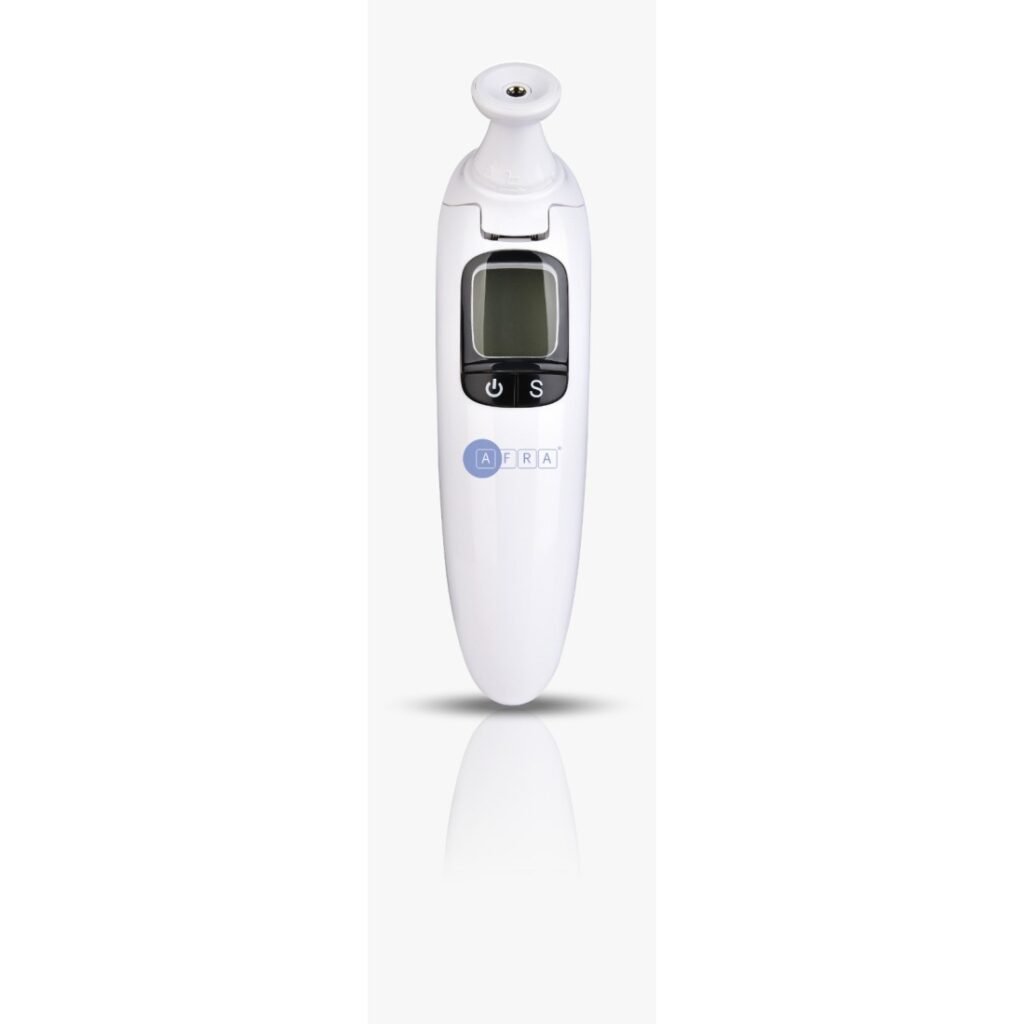 AFRA Infrared Ear & Forehead Thermometer | White | Memory Function | Compact | AF-303ITGE