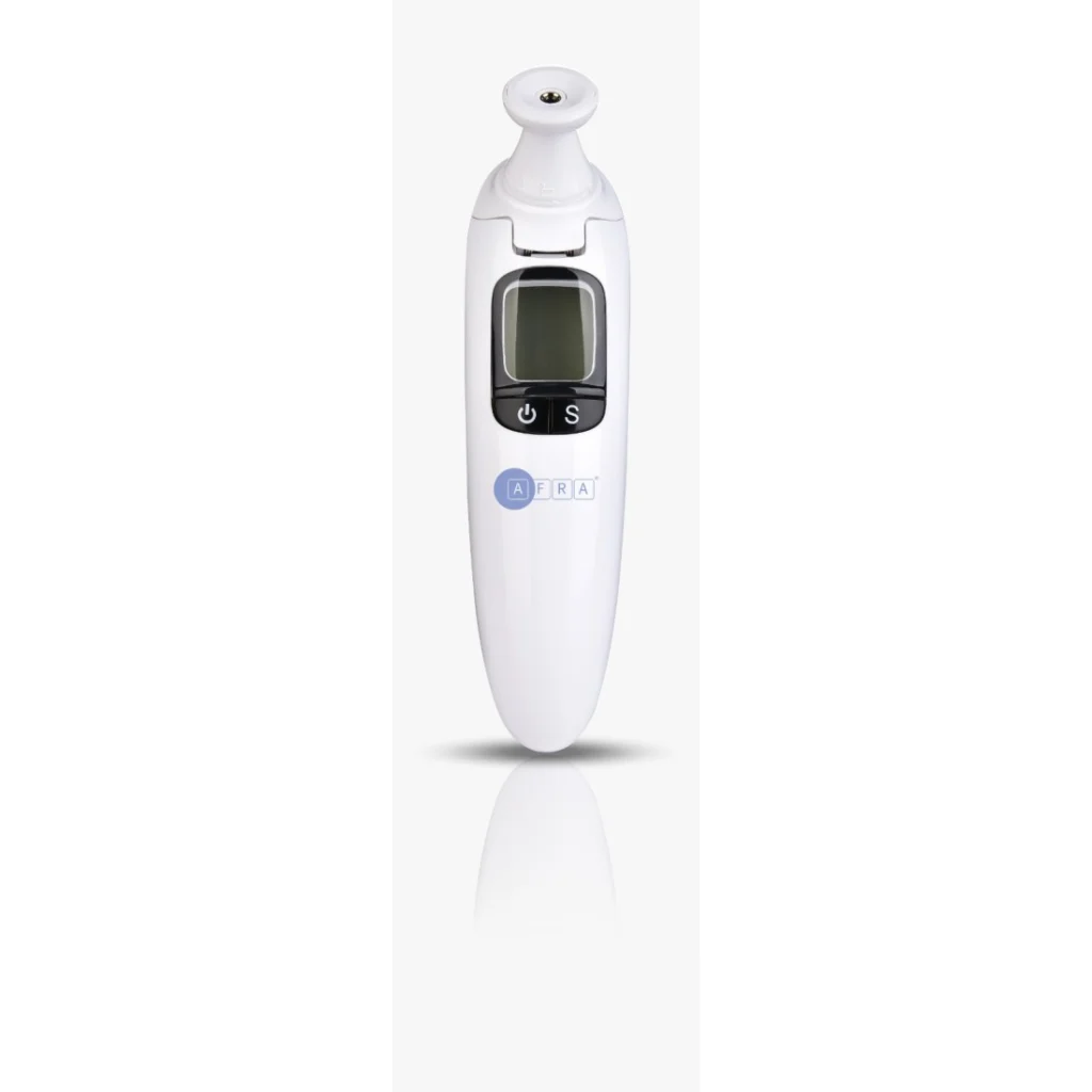 AFRA Infrared Ear & Forehead Thermometer | White | Memory Function | Compact | AF-303ITGE