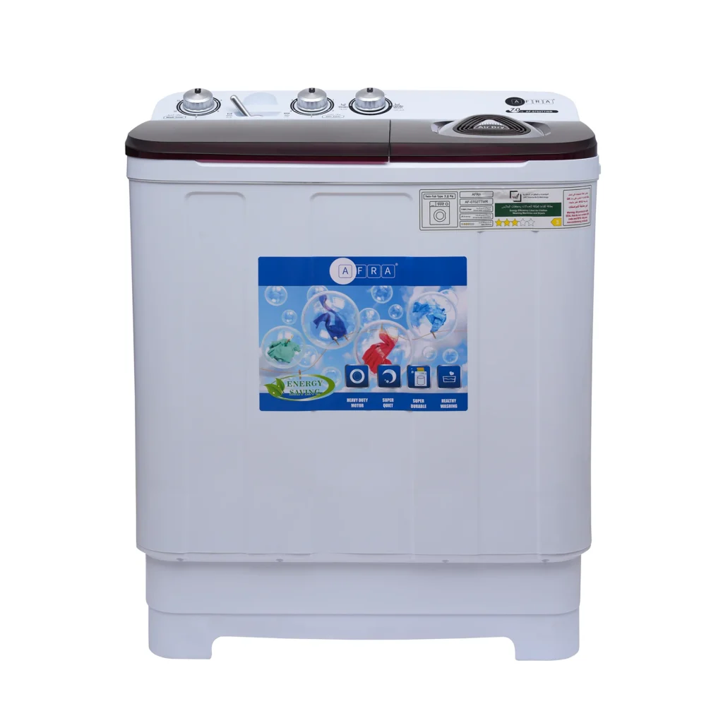 AF-0702TTWR Twin Tub Washing Machine 7kg- front view