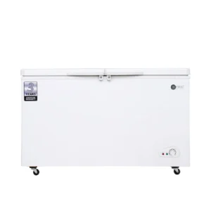 AFRA 425L Double Door Chest Freezer – Model AF-4500CFWT | White with Lock & Outside Condenser